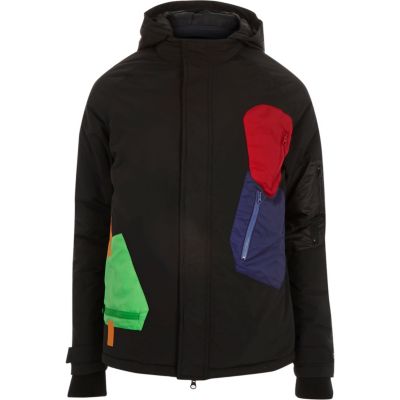 Black Christopher Shannon patch jacket